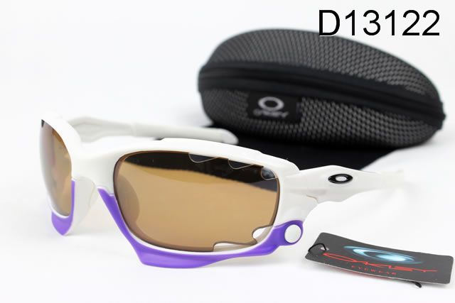 Oakley Prizm Racing Jacket Occhiali Da Sole Abbronzatura Lente Bianco Viola Telaio