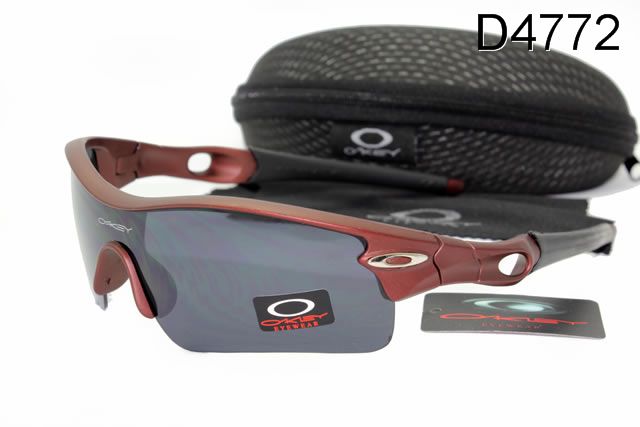 Oakley Radar Path Occhiali Da Sole Scuro Rosso Nero Grigio