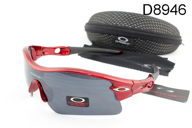 Oakley Radar Path Occhiali Da Sole Rosso Nero Telaio Grigio Lente