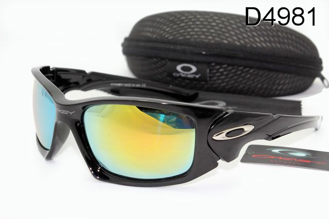 Oakley Scalpel Occhiali Da Sole Luce Giallo Blu Lente Nero Telaio