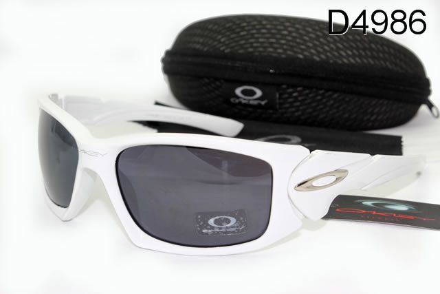 Oakley Scalpel Occhiali Da Sole Bianco Telaio Scuro Grigio Lente