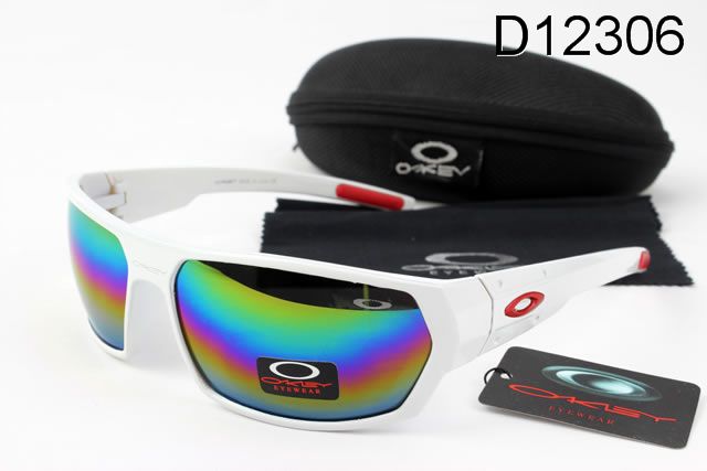 Oakley Spike Occhiali Da Sole Rainbow Lente Bianco Telaio