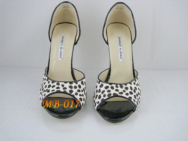 Manolo Blahnik Leopard d/Orsay Sandals