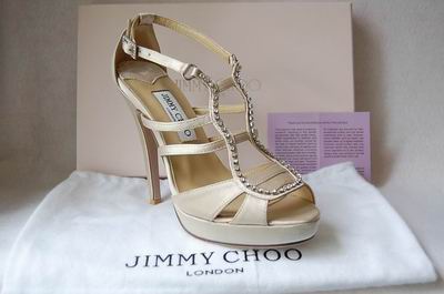 Jimmy Choo Satin Platform Sandal