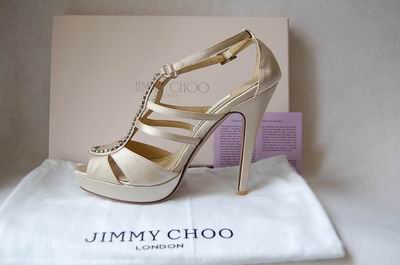 Jimmy Choo Satin Platform Sandal