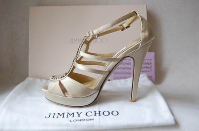 Jimmy Choo Satin Platform Sandal
