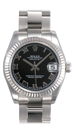 Rolex Datejust Series Fashionable Unisex Automatic Midsize Wristwatch 178274BKRO