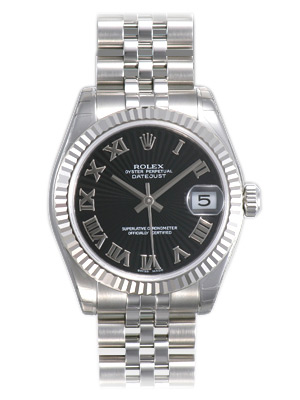 Rolex Datejust Series Unisex Automatic Midsize Wristwatch 178274-BKSBRJ