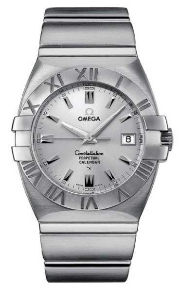 Omega Constellation Double Eagle Chronometer Series Mens Stainless Steel Wristwatch-1513.30.00