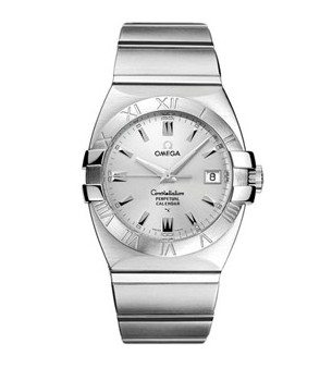 Omega Constellation Double Eagle Stainless Steel Mens Swiss Quartz Wristwatch 1511.30.00