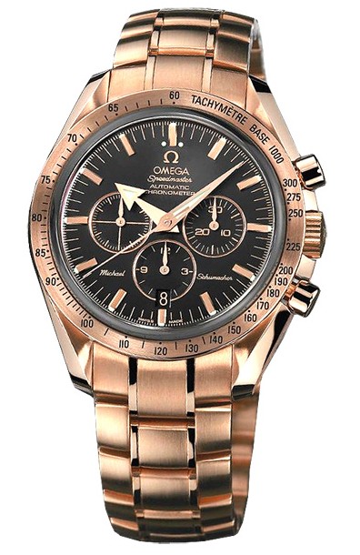 Omega Speedmaster Broad Arrow 18k Rose Gold Mens Automatic Co-axial Wristwatch 3159.50.00