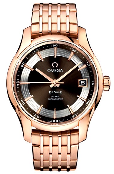 Omega De Ville Hour Vision 18k Rose Gold Mens Wristwatch 431.60.41.21.13.001Omega De Ville Hour Vision 18k Rose Gold Mens Wristwatch 431.60.41.21.13.001