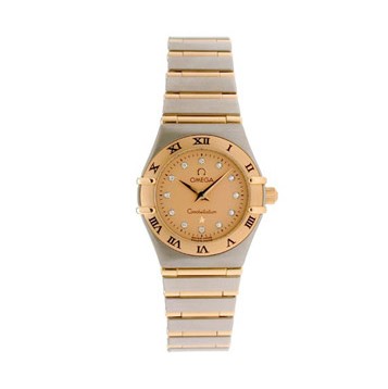 Omega Constellation Series 18kt Yellow Gold Mini Ladies Watch-1262.15.00