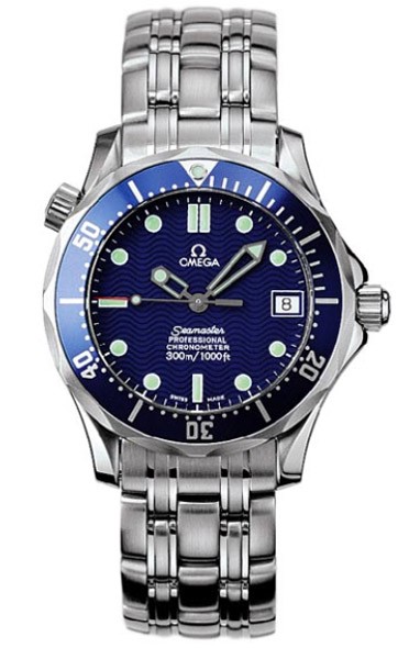 Omega Seamaster Series Mens Stainless Steel Wristwatch-2551.80.00