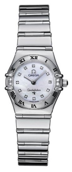Omega Constellation Series Ladies Elegant Mini Diamond Watch 1566.76