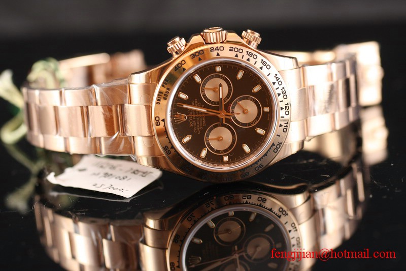 Rolex Rose Gold Cosmograph Daytona Watch 116505-78595