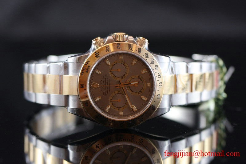 Rolex Certified Two-Tone Steel Gold Cosmograph Daytona Watch 116523-78593