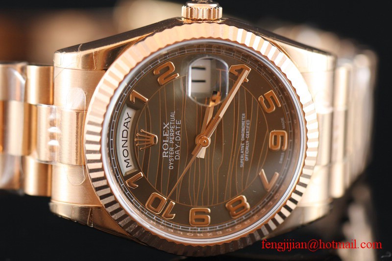 Rolex Rose Gold Day-Date President Watch 118235-83205