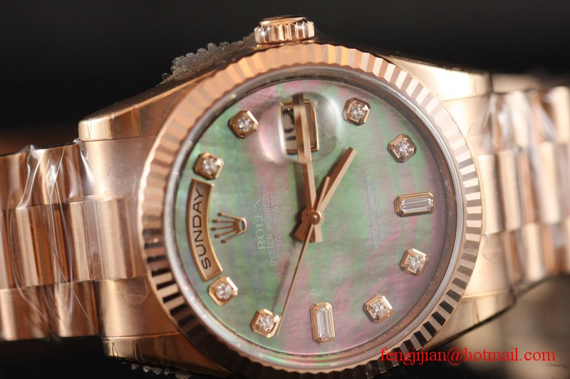 Rolex Rose Gold Day-Date President Watch 118235-83205