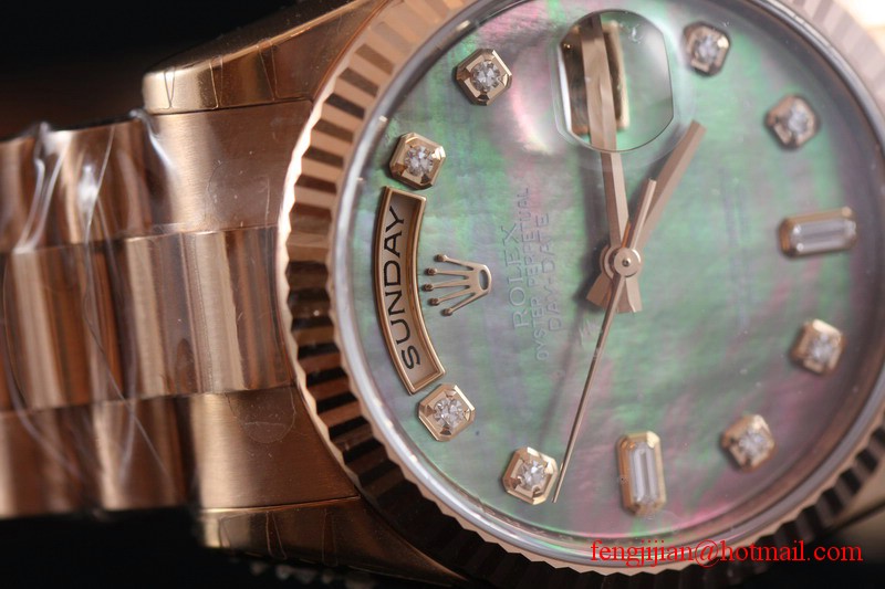 Rolex Rose Gold Day-Date President Watch 118235-83205