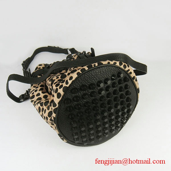 Alexander Wang Diego Leopard bucket bag 63462