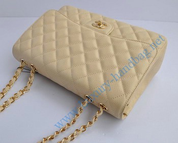 Chanel 2.55 Flap Bag 28600 Cream with gold chain