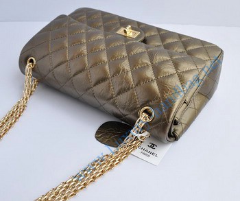 Chanel 2.55 Flap Bag 30226 Bronze with gold chain