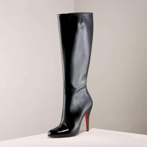 Christian Louboutin Bourge Patent Boot Tall