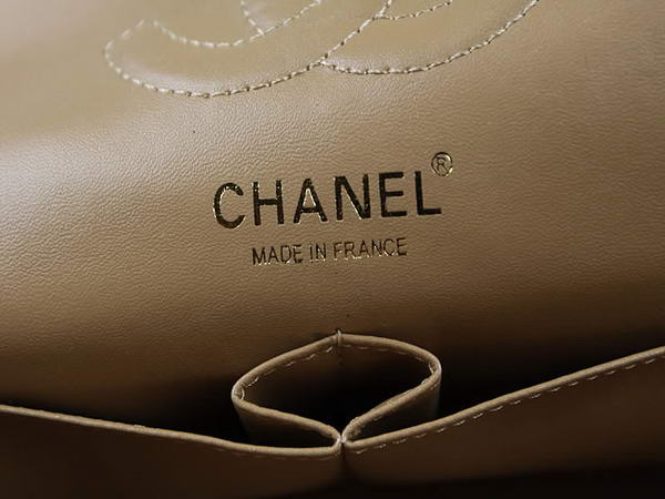 Chanel 2.55 Series Lambskin Flap Bag A1112 Apricot Gold