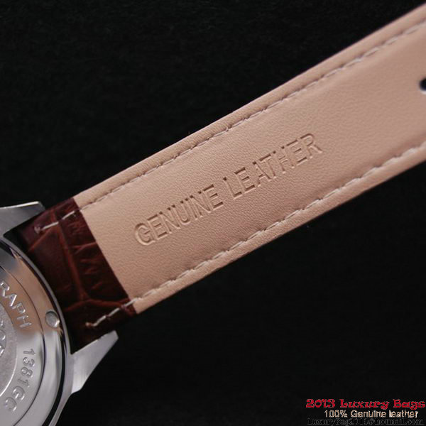 OMEGA DE VILLE Automatic Chronometer Steel on Brown Leather Strap OM77203
