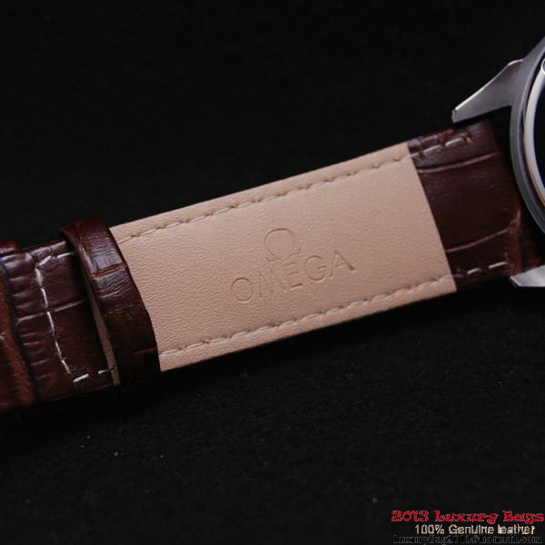 OMEGA DE VILLE Automatic Chronometer Steel on Brown Leather Strap OM77218