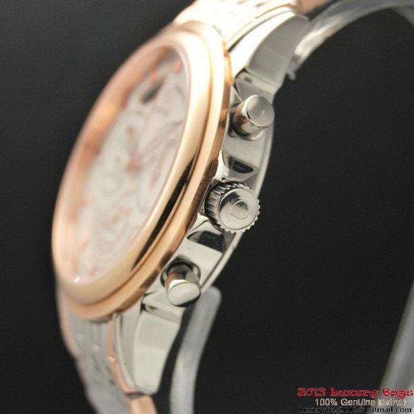 OMEGA DE VILLE CO-AXIAL CHRONOSCOPE Red Gold on Steel Strap OM77429