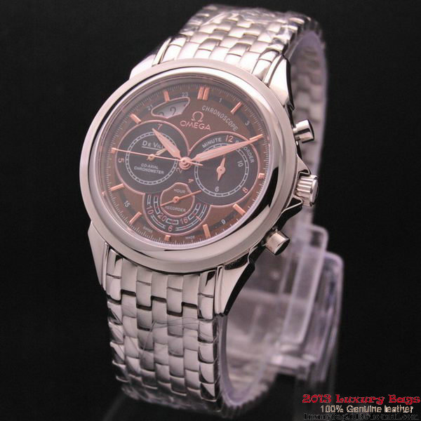 OMEGA DE VILLE CO-AXIAL CHRONOSCOPE Steel on Steel Strap OM77414