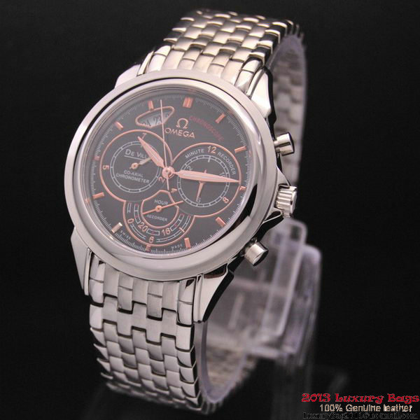 OMEGA DE VILLE CO-AXIAL CHRONOSCOPE Steel on Steel Strap OM77416