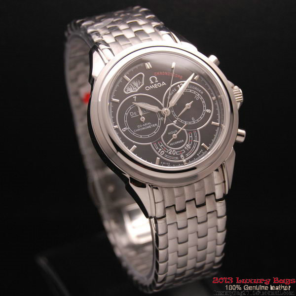 OMEGA DE VILLE CO-AXIAL CHRONOSCOPE Steel on Steel Strap OM77417