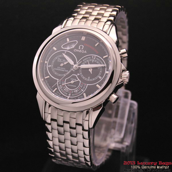 OMEGA DE VILLE CO-AXIAL CHRONOSCOPE Steel on Steel Strap OM77417