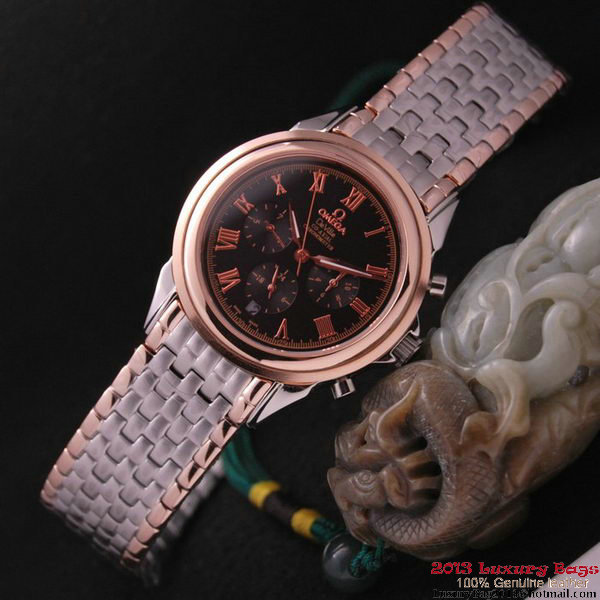 OMEGA DE VILLE CO-AXIAL Chronometer Red Gold on Red Gold Strap OM77521