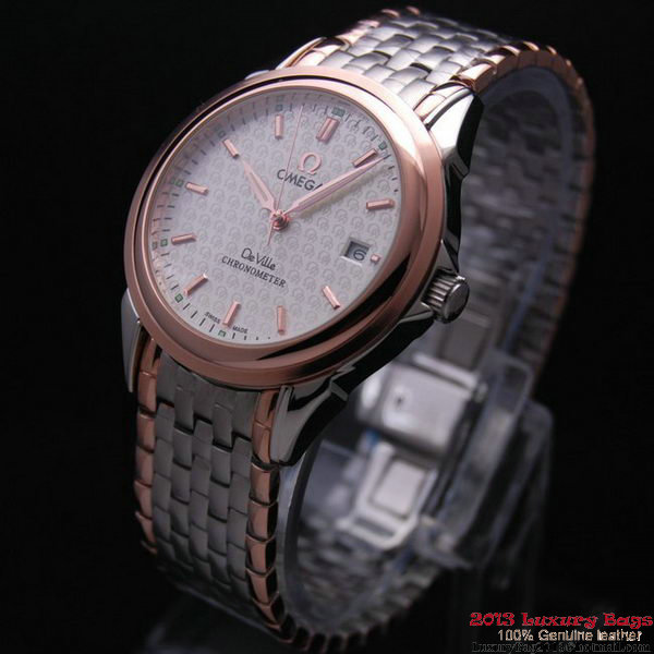 OMEGA DE VILLE Chronometer Red Gold on Steel Strap OM77317