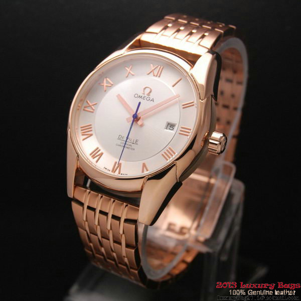 OMEGA DE VILLE Co-AXIAL CHRONOMETER Red Gold on Red Gold Strap OM77027