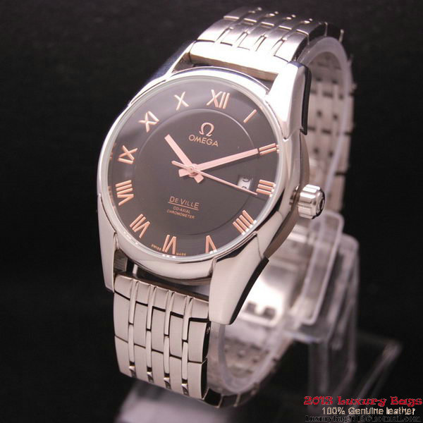 OMEGA DE VILLE Co-AXIAL CHRONOMETER Steel on Steel Strap OM77015