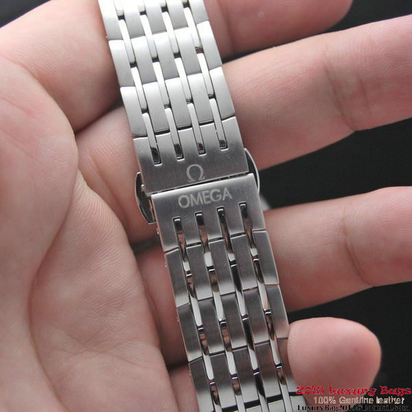 OMEGA DE VILLE HOUR VISION ANNUAL CALENDAR Steel on Steel Strap OM77114