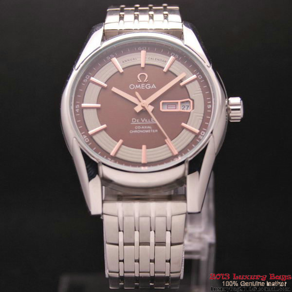 OMEGA DE VILLE HOUR VISION ANNUAL CALENDAR Steel on Steel Strap OM77115