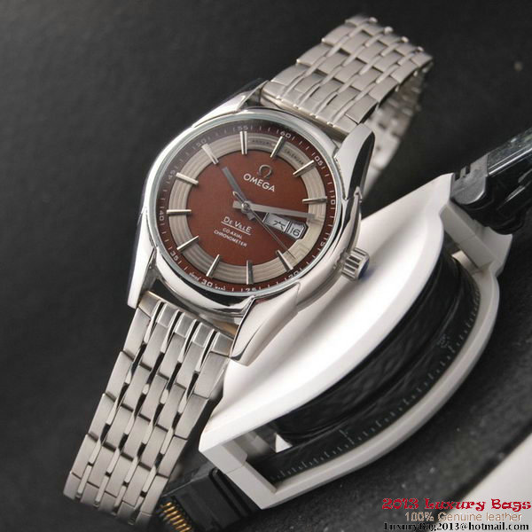 OMEGA DE VILLE HOUR VISION ANNUAL CALENDAR Steel on Steel Strap OM77116