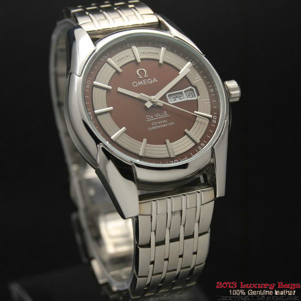 OMEGA DE VILLE HOUR VISION ANNUAL CALENDAR Steel on Steel Strap OM77116