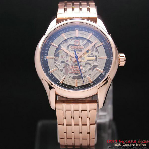 OMEGA DE VILLE Tourbillon Watches Red Gold on Red Gold Steel Strap Om7020