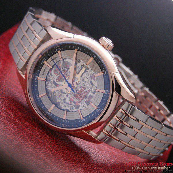 OMEGA DE VILLE Tourbillon Watches Red Gold on Steel Strap Om7018