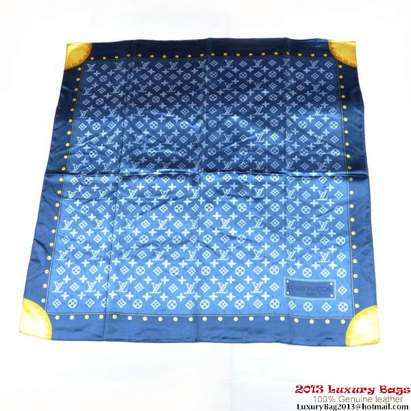 Louis Vuitton Scarves Silk WJLV085-4 Blue
