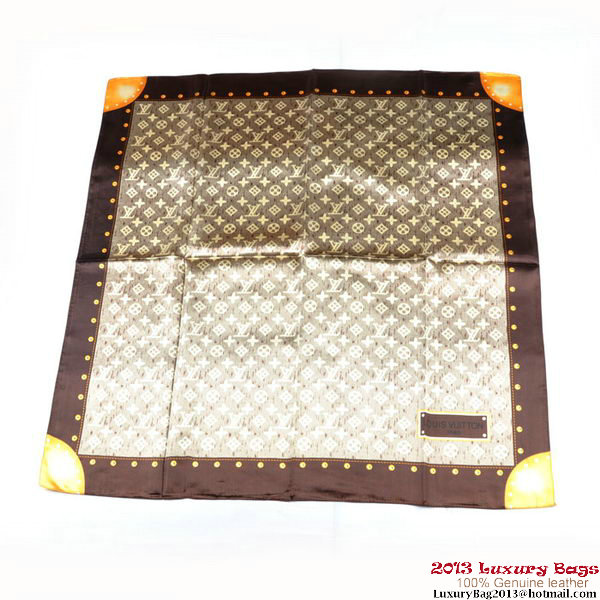 Louis Vuitton Scarves Silk WJLV085-5 Brown