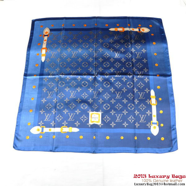 Louis Vuitton Scarves Silk WJLV086-1 Blue