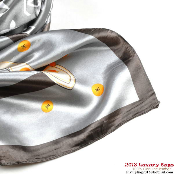 Louis Vuitton Scarves Silk WJLV086-2 Grey